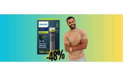 Capelli, barba e corpo perfetti con il rifinitore All-in-One Philips serie 7000 (-48%)