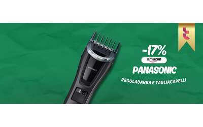 Capelli e barba sempre ordinati con il Panasonic 39 impostazioni (28€)