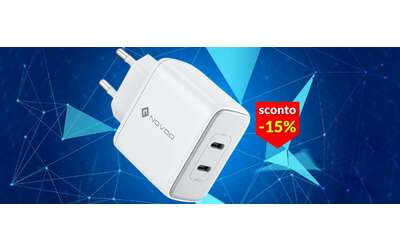 Caricabatterie USB C 2-in-1 a soli 14€: affare last minute con il Black Friday