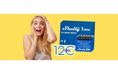 Casa domotica con Shelly 1 Mini Gen3 il rel WiFi e Bluetooth a soli 12
