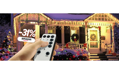 Casa illuminata anche fuori con questa catena luminosa da 10M solo 18