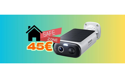 Casa sicura con la telecamera WiFi per esterno con pannello solare Baseus 45