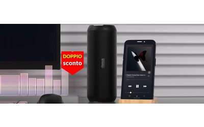 Cassa Bluetooth dal suono travolgente: solo 30€ con 2 sconti al Black Friday