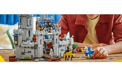 Castello LEGO del Cavaliere Medievale: 3 set in 1 in offerta su Amazon