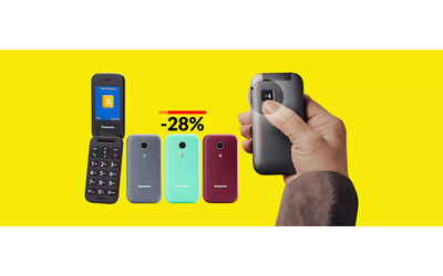 Cellulare Panasonic con tasto di EMERGENZA: bastano solo 42€