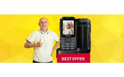 Cellulare per anziani INDISTRUTTIBILE, 4G e Dual Sim, SOLO 59,99€