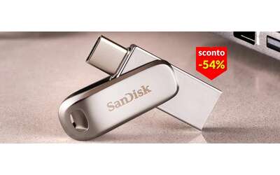 Chiavetta USB 2-in-1 SanDisk: best buy senza rivali a meno di metà prezzo (13€)