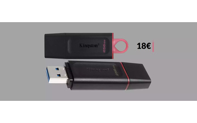 Chiavetta USB 256GB: perfetto mix di spazio e velocità a soli 18€