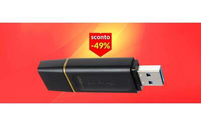 Chiavetta USB Kingston da 128GB a soli 10€: è la più venduta su Amazon