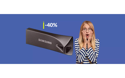 Chiavetta USB Samsung 128GB al MINIMO storico: con 24€ è tua