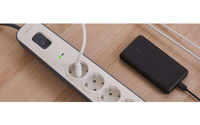 Ciabatta multipresa Belkin con PROTEZIONE integrata in maxi sconto: -40% su Amazon