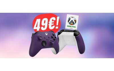 Con il CONTROLLER Xbox a 49€ potrai risparmiare il -33% sul Game Pass!