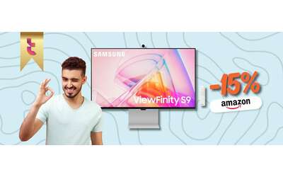 Con qualità 5K il monitor Samsung ViewFinity S9 è unico (e in sconto)