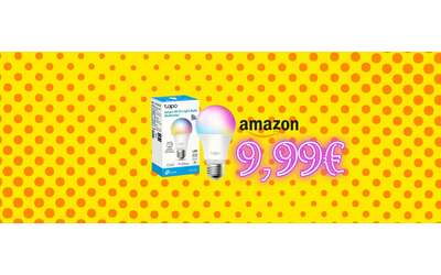 Controllala con la voce e cambia colore: la Lampadina Tapo L530E è un affare da 9,99 €