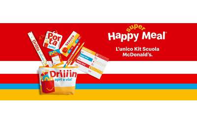 Corri da McDonald’s: con Happy Meal c’è il Kit Scuola ricco di accessori