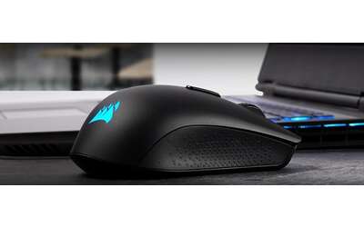 Corsair HARPOON: mouse wireless da veri gamer con 6 pulsanti programmabili