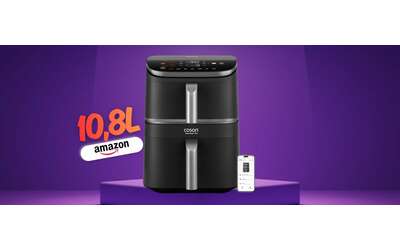 Cosori Turbo Tower Pro: cucinare facile e in verticale, 10,8L di potenza