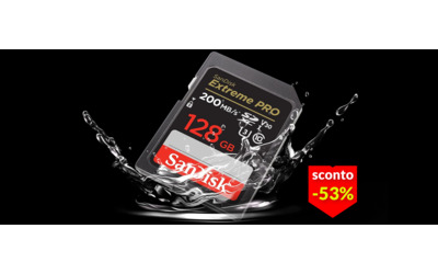 Crolla del 53% il prezzo della scheda SD più venduta su Amazon: tua a 28€