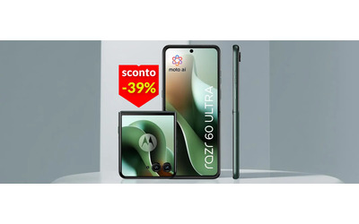 Crolla il prezzo di Morotola Razr 60 Ultra: oggi costa il 39% in meno