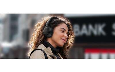 Cuffie Bluetooth da 75h di audio e riduzione rumore in sconto del 43%