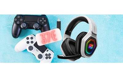 Cuffie da Gaming wireless per PC e consolle con oltre 30ore di autonomia