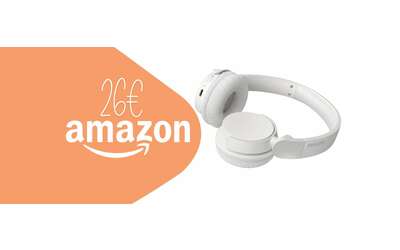 Cuffie wireless PHILIPS con audio immersivo fino a 55 ore a PREZZO STRACCIATO