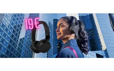 Cuffie wireless PHILIPS con autonomia infinita di 55 ore adesso a soli 19€