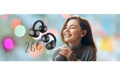 Cuffiette Bluetooth a clip ergonomiche e dall’audio coinvolgente a soli 26€