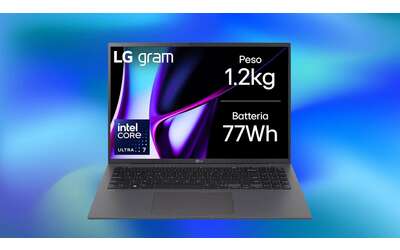 Da 1769 a soli 1249 euro: è arrivato il momento di comprare LG Gram 16 (Amazon)