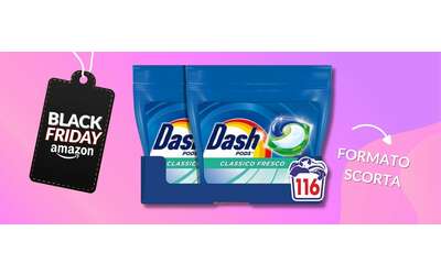 Dash Pods lavatrice, 116 capsule a prezzo regalo con il Black Friday