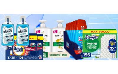 Dash, Swiffer, Gillette e non solo: promo scorta SHOCK su Amazon (da 2,30€)