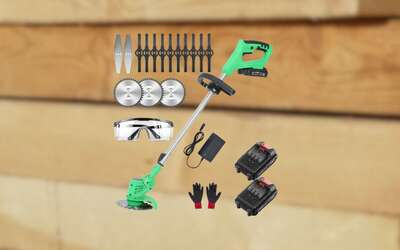 Decespugliatore con 2 batterie a prezzo TRANCIATO su Amazon: kit a 43,99€