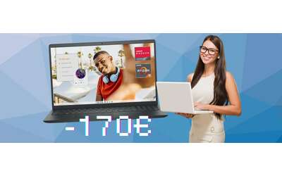 Dell Inspiron 15 con Ryzen 5 e Windows 11 ha un rapporto qualità prezzo WOW