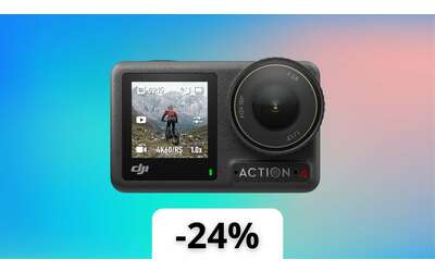 DJI Osmo Action, tua a soli 208€: 4K 120fps e perfetta per le immersioni