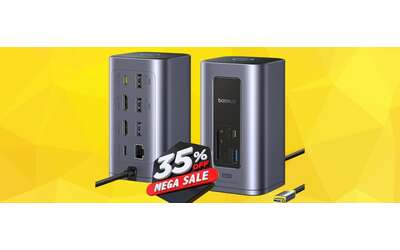 Docking Station 12 in 1 per avere tutto a portata di mano oggi al 35 in meno
