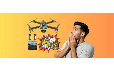 Drone con telecamera scontato al 40%: divertimento assicurato a prezzo mini