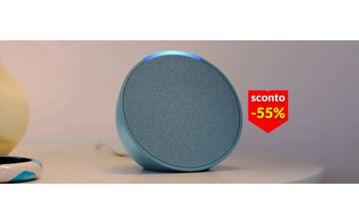Echo Pop a soli 24€: lo speaker con Alexa a meno di metà prezzo su Amazon