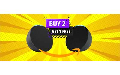 Echo Pop in offerta anticipata Black Friday: ne acquisti 2 e ne paghi 1