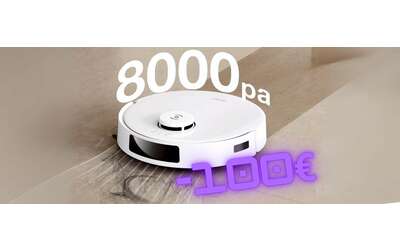 ECOVACS DEEBOT N20 Plus: robot con aspirazione da 8000Pa, lavaggio e stazione