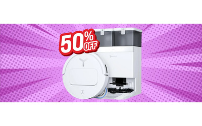 ECOVACS DEEBOT T50 OMNI aspira e lava senza che tu faccia niente 50