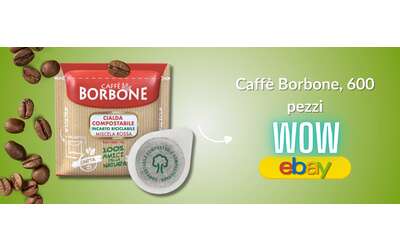 Fai la scorta: 600 cialde ESE Caffè Borbone miscela rosso a prezzo TOP