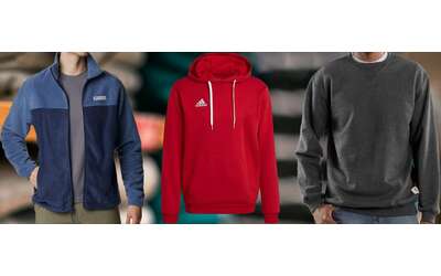 Felpe firmate da 24,99€ su Amazon: Adidas, Champion, Nike e non solo
