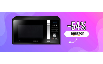 Forno a microonde Samsung: interno in ceramica e funzione Grill -50%