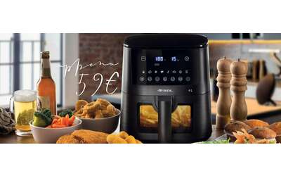 Friggitrice ad aria Ariete da 4L con 9 programmi per una cucina rapida e sana