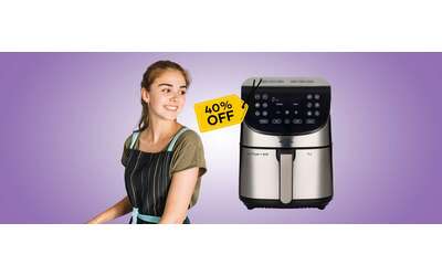 Friggitrice ad aria Ariete da 7 litri con sconto del 40% tua a soli 60€