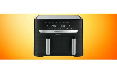 Friggitrice ad aria con DOPPIO CESTELLO: fantastico sconto a tempo su Amazon