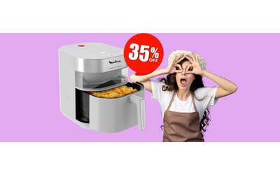 Friggitrice ad aria da 7L per cottura veloce semplice senza odori e con meno grassi