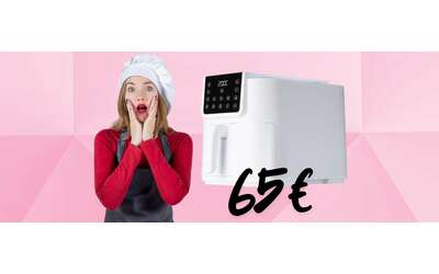 Friggitrice ad aria da 8 Litri con display touch per piatti buoni e sani (65€)