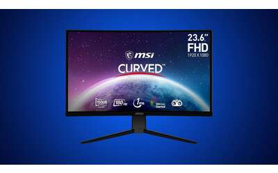 Full HD e curvatura 1500R: monitor MSI da 24″ in offerta a soli 119,99€ (Amazon)
