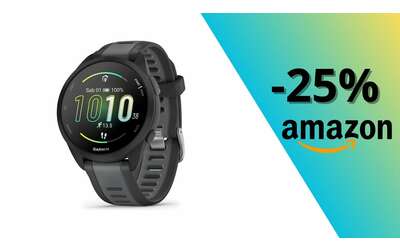 Garmin Forerunner 165 in offerta: smartwatch da corsa con uno SCONTO da record